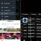 A photo of what it looks when there are three apps open on the Z Fold 4